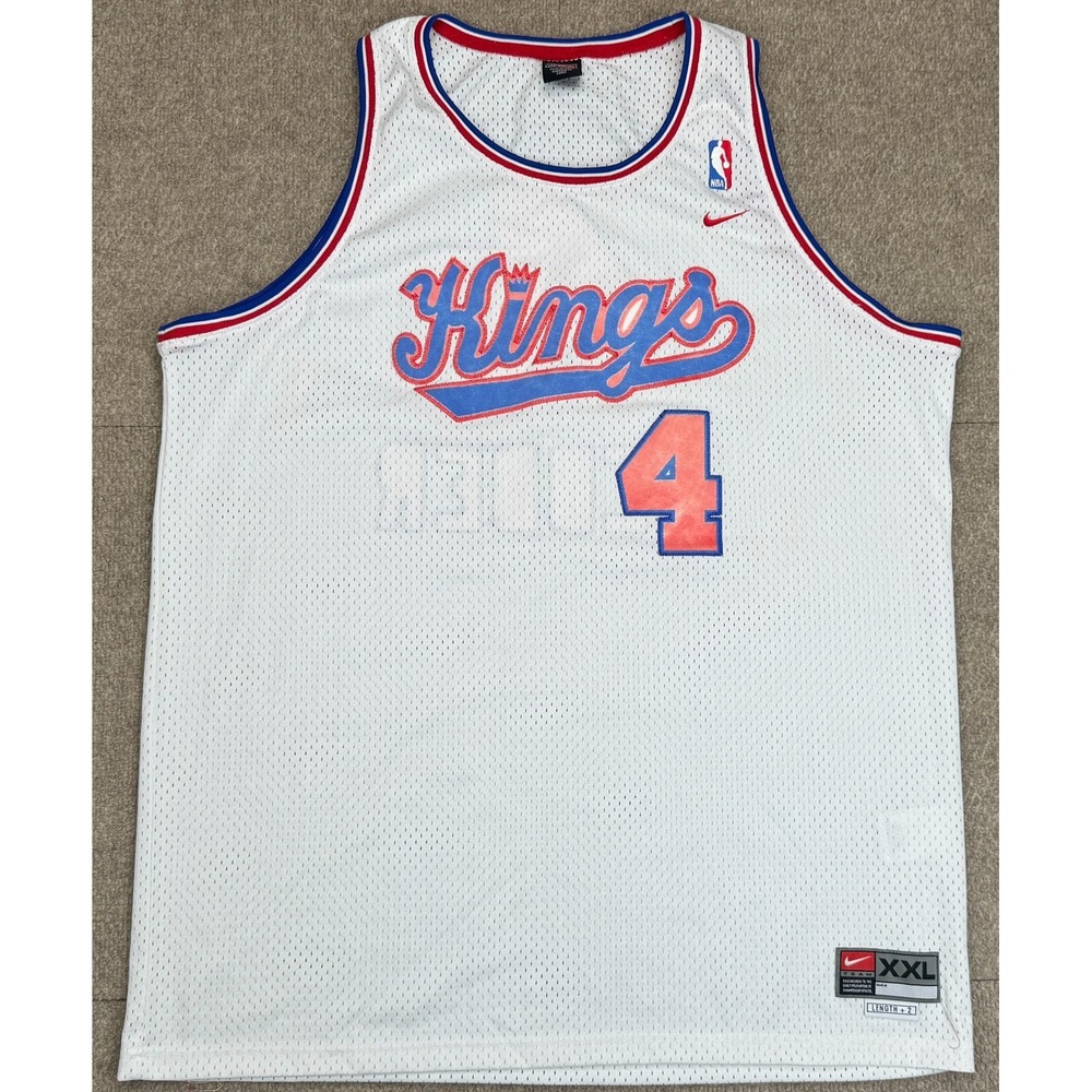 Nike NBA Sacramento Kings #4 Chris Webber Basketball Jersey Size XXL‎